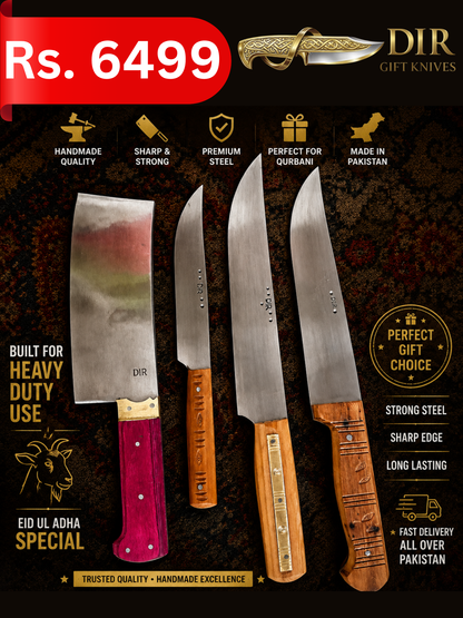 Dir Pure Qurbani Tool Set – Handmade Heavy Duty Collection