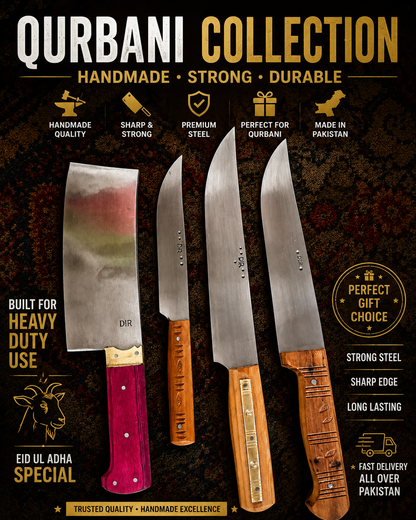 Dir Pure Qurbani Tool Set – Handmade Heavy Duty Collection